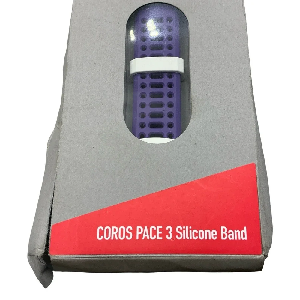 COROS PACE 3 Silicone Watch Band Violet Purple Replacement Strap BAND-PACE3-PUR